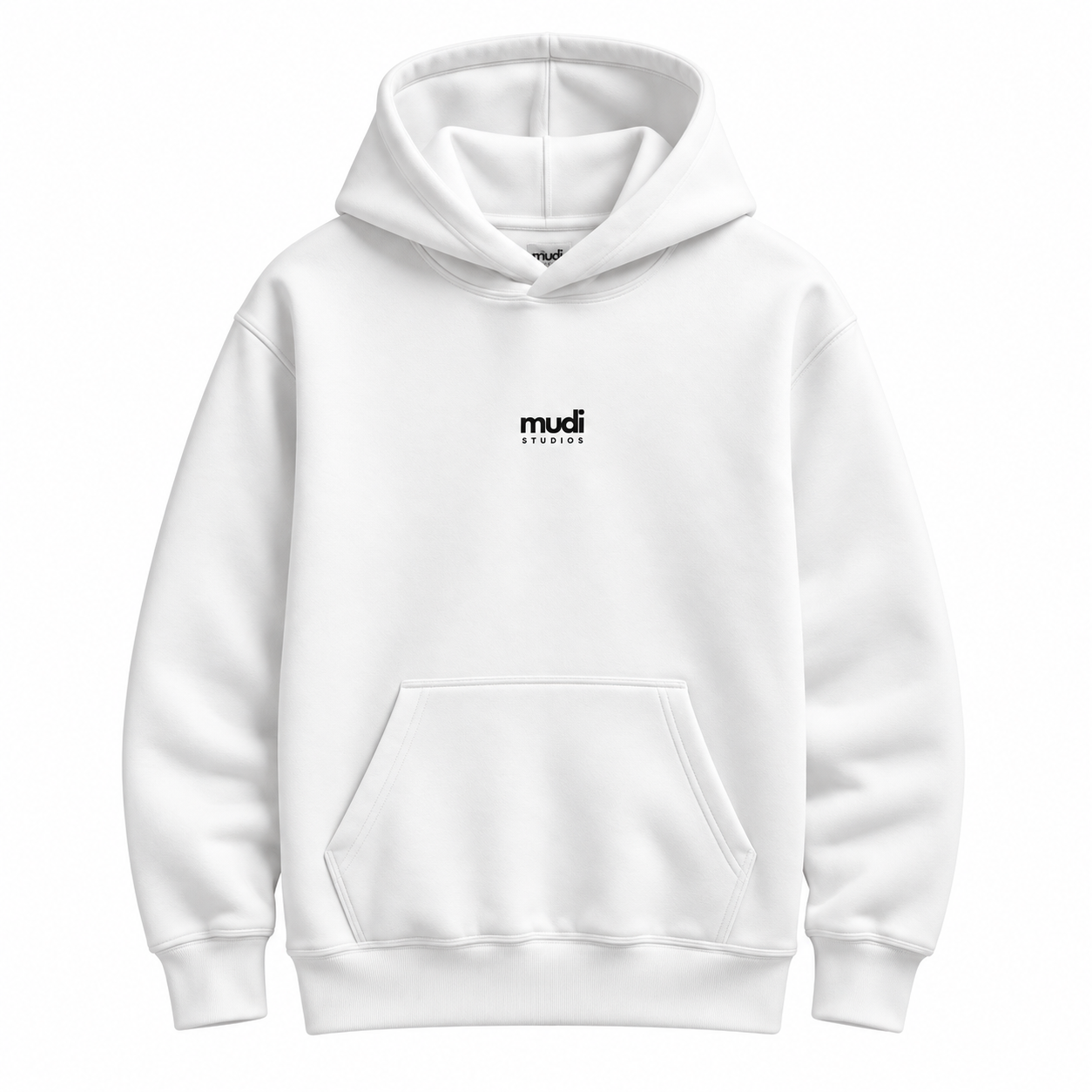 Mudi Studios Original White hoodie